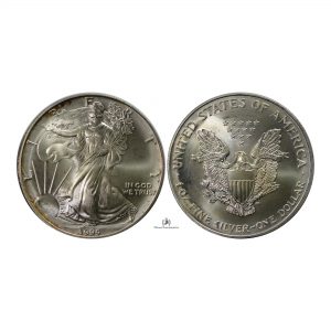 USA, 1995 American Eagle, Silver 0.999