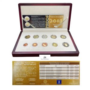 Greece, 2013 Official Euro Coin Set, PROOF