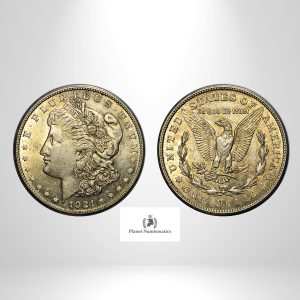 USA, 1921-S Morgan Dollar, Silver, XF/AU
