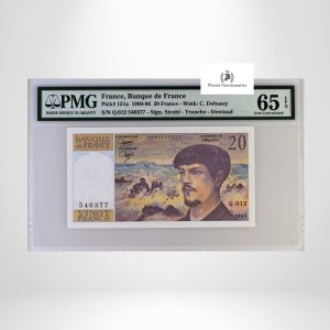 France, 1980-86 20 Francs, Banque de France, PMG 65 EPQ