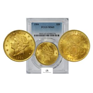 USA, 1904 20 Dollars, Gold, Liberty Head, PCGS MS65