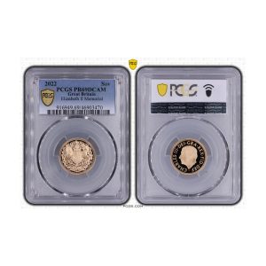 Great Britain, 2022 Gold Sovereign, Elizabeth II Memorial, Charles III, PCGS PR69 DCAM