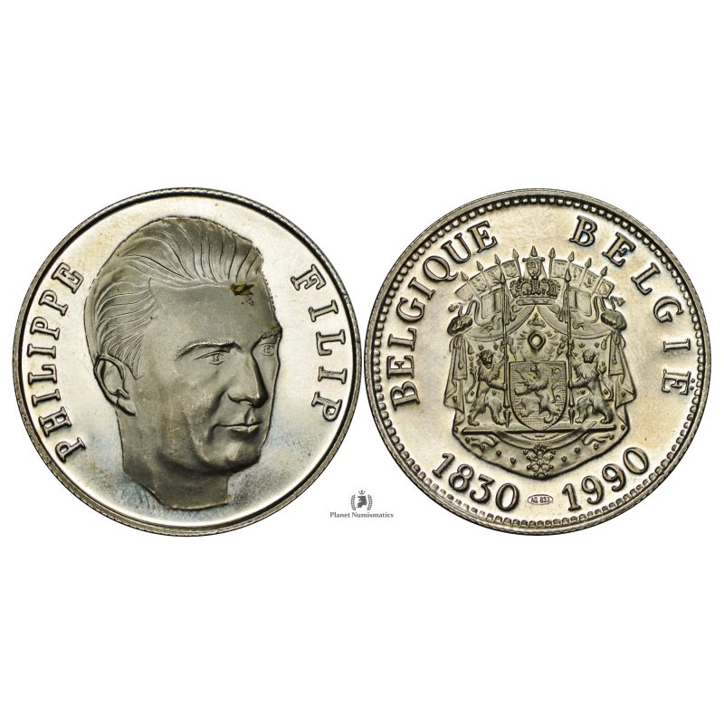 Belgium, 1990 Medal, Philippe, Silver, Proof