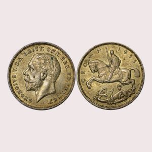 Great Britain, 1935 Crown, Silver Jubilee, XF