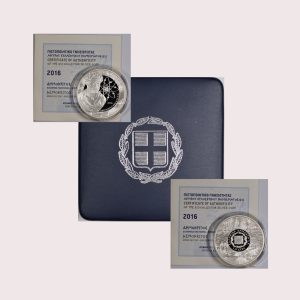 Greece, 2016 10 Euro, Demokritos, Silver, PROOF
